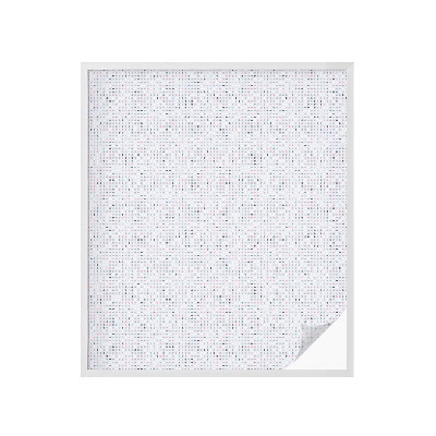 Vinduesfolie mod indkig med glasmaleri Pastelprikker