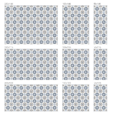 Dekorationsfolie til vindue mod indkig Blomstermosaik