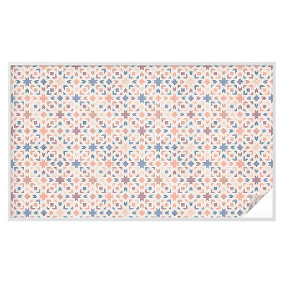 Vinduesfolie mod indkig med glasmaleri Farverige mønstre