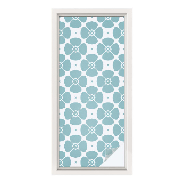 Vinduesfolie med mønster til afskærmning Blomstersymmetri