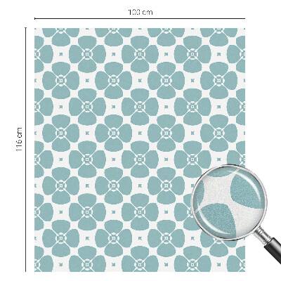 Vinduesfolie med mønster til afskærmning Blomstersymmetri