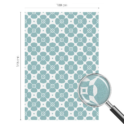 Vinduesfolie med mønster til afskærmning Blomstersymmetri