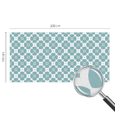 Vinduesfolie med mønster til afskærmning Blomstersymmetri