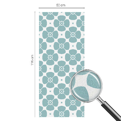 Vinduesfolie med mønster til afskærmning Blomstersymmetri