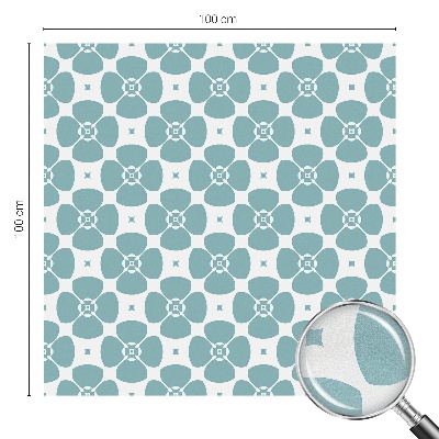 Vinduesfolie med mønster til afskærmning Blomstersymmetri