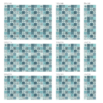 Vinduesfolie mod indkig med glasmaleri Boho fliser