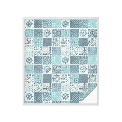 Vinduesfolie mod indkig med glasmaleri Boho fliser