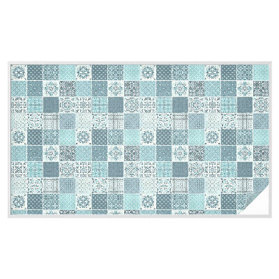 Vinduesfolie mod indkig med glasmaleri Boho fliser