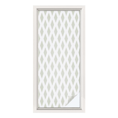 Selvklæbende vinduesfolie Diamantmønster