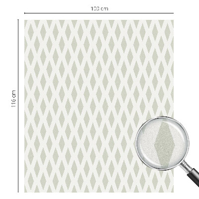 Selvklæbende vinduesfolie Diamantmønster