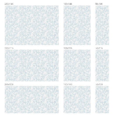 Mælkehvid vinduesfolie med motiv Æteriske blade