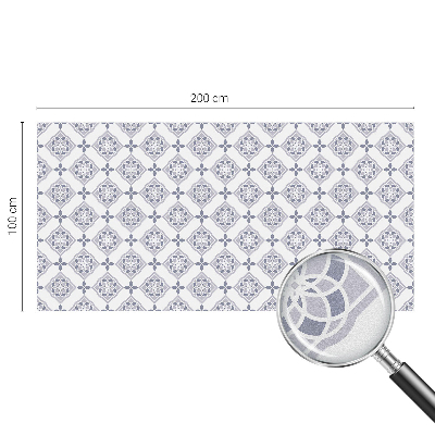 Vinduesfolie med mønster til afskærmning Blomsterromber