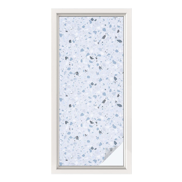 Vinduesfolie mod indkig med glasmaleri Moderne mosaik