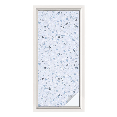 Vinduesfolie mod indkig med glasmaleri Moderne mosaik