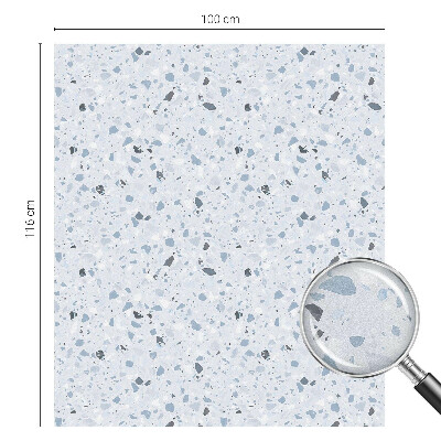 Vinduesfolie mod indkig med glasmaleri Moderne mosaik