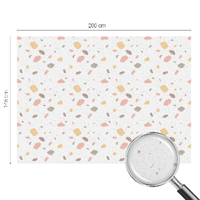 Vinduesfolie med mønster til afskærmning Abstrakt terrazzo