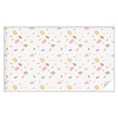 Vinduesfolie med mønster til afskærmning Abstrakt terrazzo