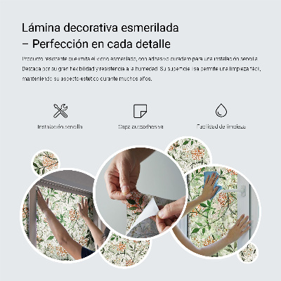 Selvklæbende vinduesfolie Dynamisk mønster