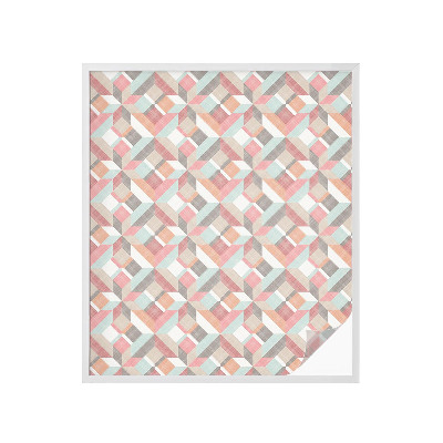 Vinduesfolie med mønster til afskærmning Geometriske romber