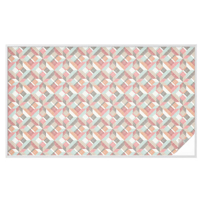 Vinduesfolie med mønster til afskærmning Geometriske romber