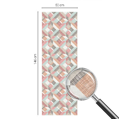 Vinduesfolie med mønster til afskærmning Geometriske romber