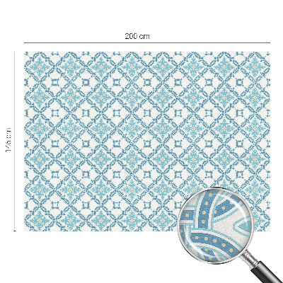 Vinduesfolie mod indkig med glasmaleri Klassisk symmetri