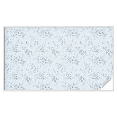 Vinduesfolie med mønster til afskærmning Diskrete blomster