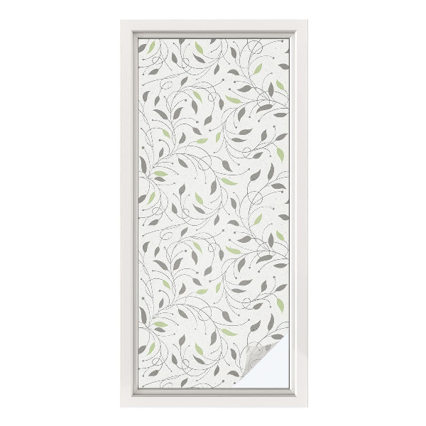 Selvklæbende vinduesfolie Blade af skud