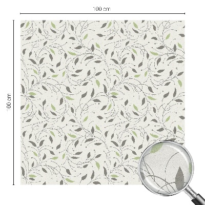 Selvklæbende vinduesfolie Blade af skud