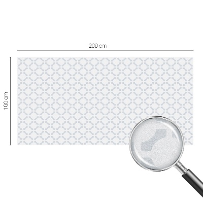 Vinduesfolie med mønster til afskærmning Geometrisk elegance