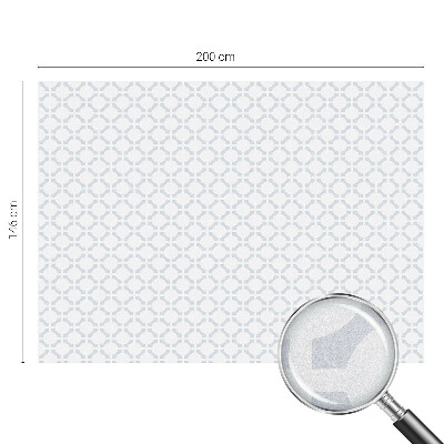 Vinduesfolie med mønster til afskærmning Geometrisk elegance