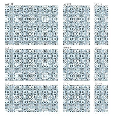 Dekorationsfolie til vindue mod indkig Geometriske mønstre
