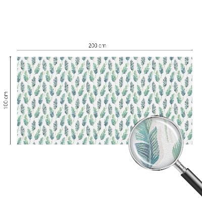 Dekorationsfolie til vindue mod indkig Tropiske blade