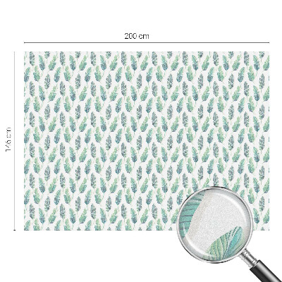Dekorationsfolie til vindue mod indkig Tropiske blade