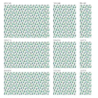 Dekorationsfolie til vindue mod indkig Tropiske blade