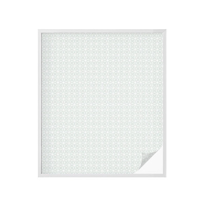 Vinduesfolie mod indkig med glasmaleri Harmonisk mønster