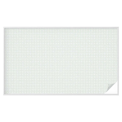 Vinduesfolie mod indkig med glasmaleri Harmonisk mønster