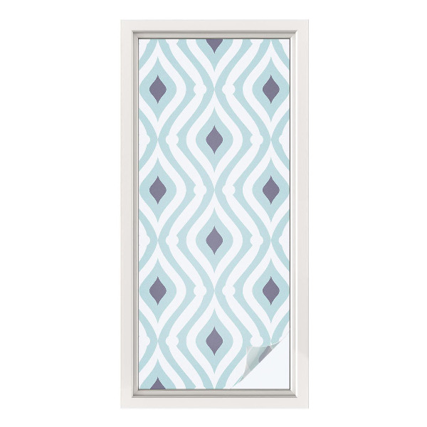 Vinduesfolie med mønster til afskærmning Moderne elegance