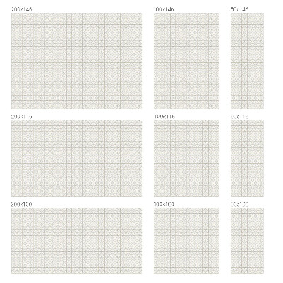 Mælkehvid vinduesfolie med motiv Geometriske mønstre