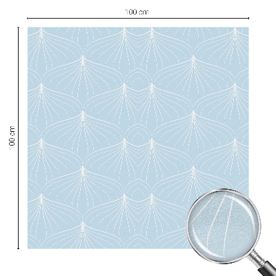 Vinduesfolie mod indkig med glasmaleri Harmoniske fans