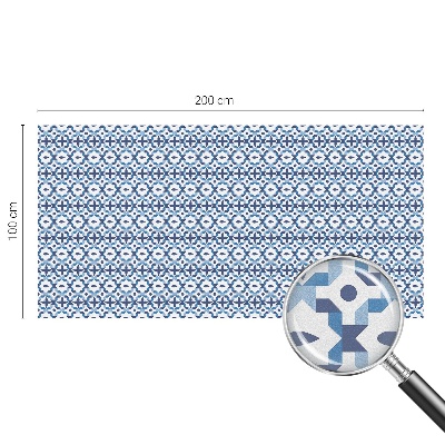 Dekorationsfolie til vindue mod indkig Harmonisk mønster