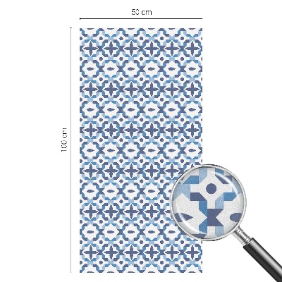 Dekorationsfolie til vindue mod indkig Harmonisk mønster
