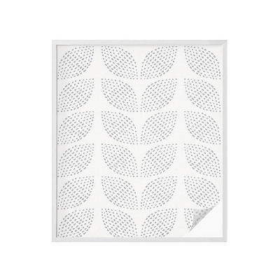 Dekorationsfolie til vindue mod indkig Stiplede blade