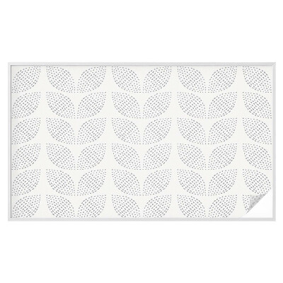 Dekorationsfolie til vindue mod indkig Stiplede blade