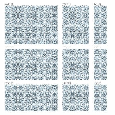 Vinduesfolie med mønster til afskærmning Klassisk mosaik