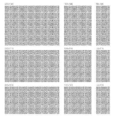 Mælkehvid vinduesfolie med motiv Geometrisk elegance