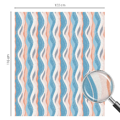 Selvklæbende vinduesfolie Bølget rytme