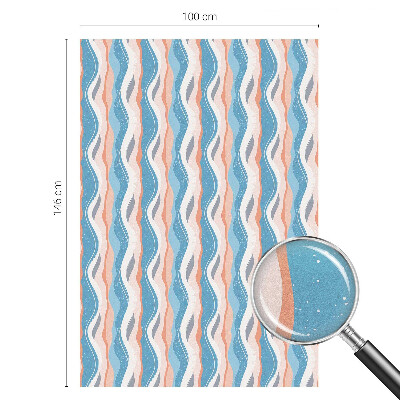 Selvklæbende vinduesfolie Bølget rytme