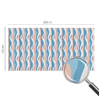 Selvklæbende vinduesfolie Bølget rytme