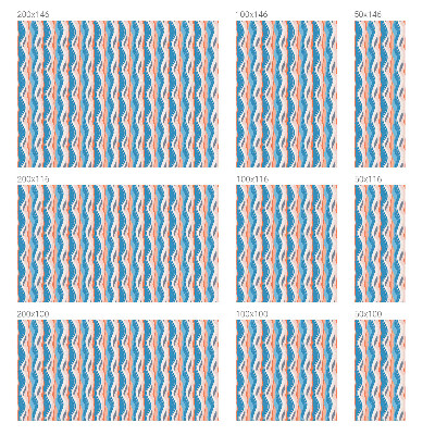 Selvklæbende vinduesfolie Bølget rytme